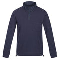 Navy - Front - Regatta Mens Galino Button Detail Sweatshirt