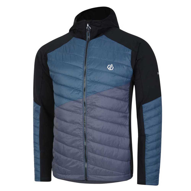 Orion Grey-Black - Side - Dare 2B Mens Gendarme Padded Jacket