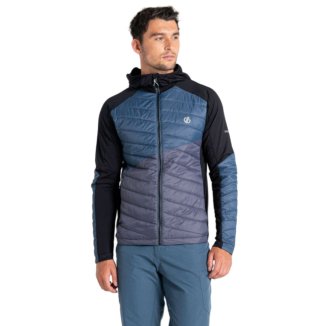 Orion Grey-Black - Close up - Dare 2B Mens Gendarme Padded Jacket