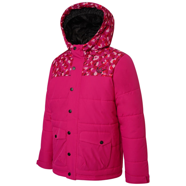 Active Pink - Side - Dare 2B Girls Impressing Ski Jacket