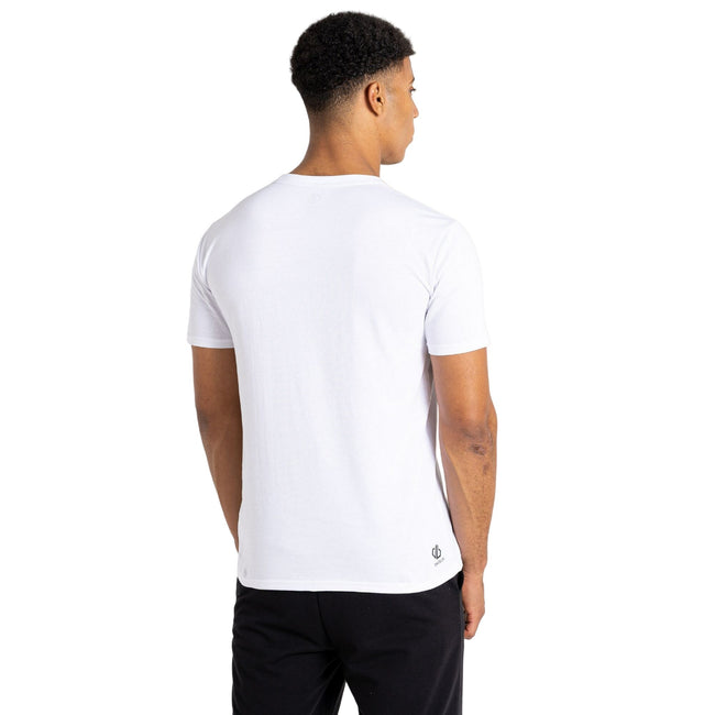 White - Lifestyle - Dare 2B Mens Assertion Mountain T-Shirt