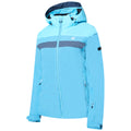Capri Blue-River Blue-Orion Grey - Side - Dare 2B Womens-Ladies Rapport Ski Jacket