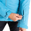Capri Blue-River Blue-Orion Grey - Pack Shot - Dare 2B Womens-Ladies Rapport Ski Jacket