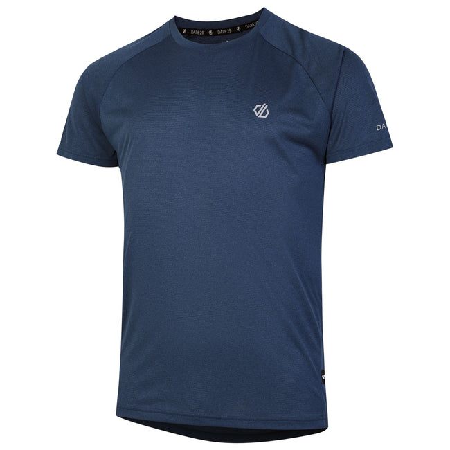 Moonlight Denim - Side - Dare 2B Mens Accelerate Marl T-Shirt
