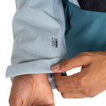 Black-Mediterranean Green - Close up - Dare 2B Mens Terrain Waterproof Jacket