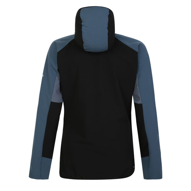Black-Orion Grey - Back - Dare 2B Womens-Ladies Avidly Hooded Soft Shell Jacket
