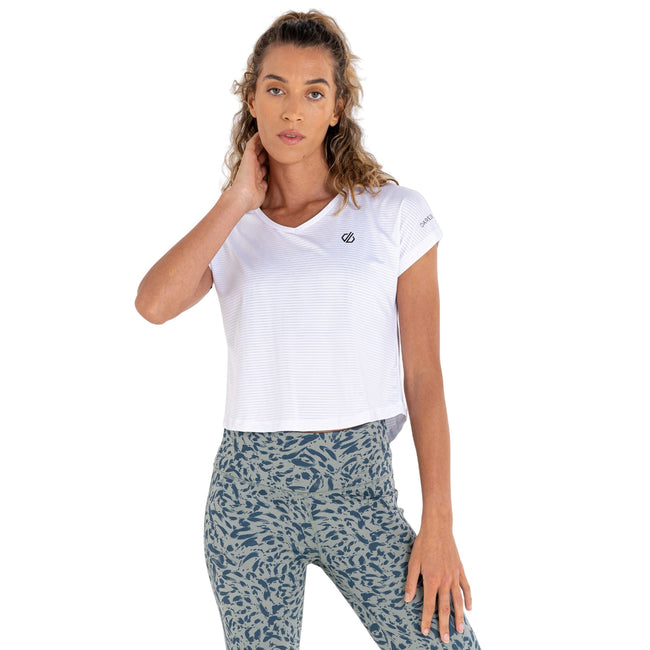 White - Lifestyle - Dare 2B Womens-Ladies Refining T-Shirt