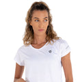White - Pack Shot - Dare 2B Womens-Ladies Refining T-Shirt