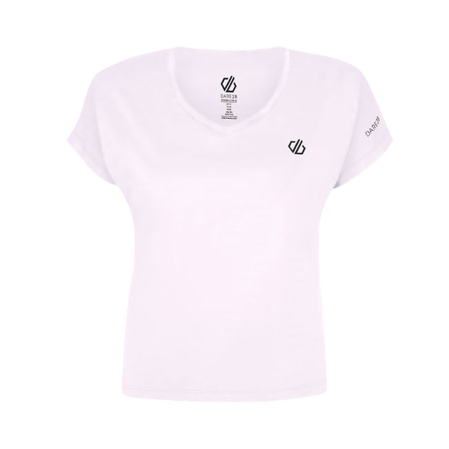 White - Front - Dare 2B Womens-Ladies Refining T-Shirt