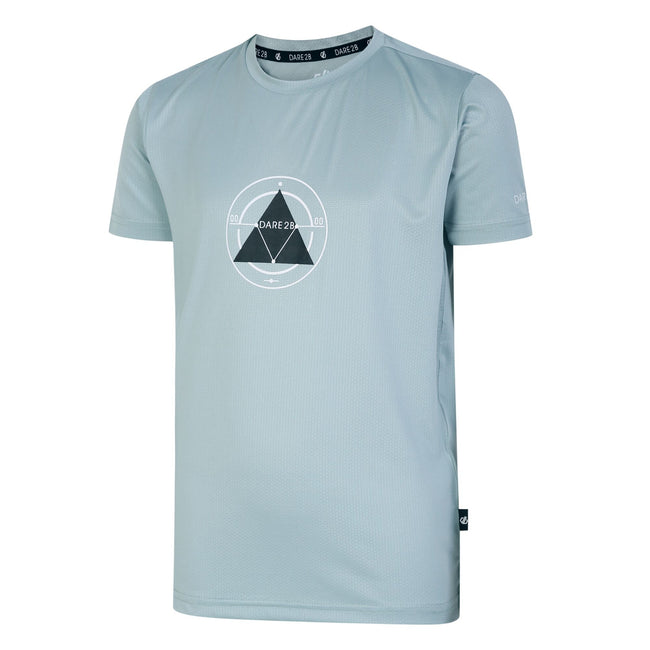 Slate Grey - Side - Dare 2B Childrens-Kids Amuse Triangle T-Shirt