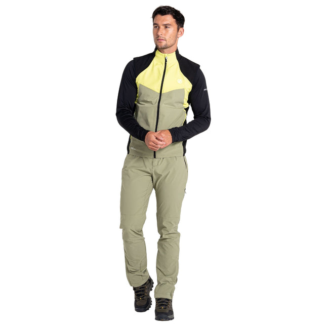 Green Algae - Close up - Dare 2B Mens Latitudinal Softshell Vest
