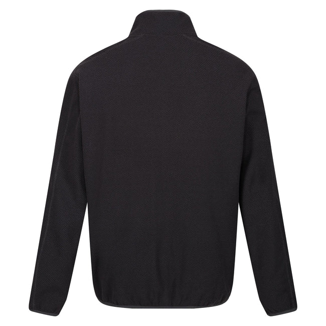 Ash-Orange Pepper - Back - Regatta Mens Kinwood Full Zip Fleece Jacket