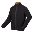 Ash-Orange Pepper - Side - Regatta Mens Kinwood Full Zip Fleece Jacket