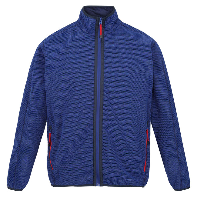 Strong Blue-New Royal - Front - Regatta Mens Kinwood Full Zip Fleece Jacket