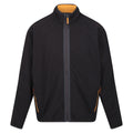 Ash-Orange Pepper - Front - Regatta Mens Kinwood Full Zip Fleece Jacket