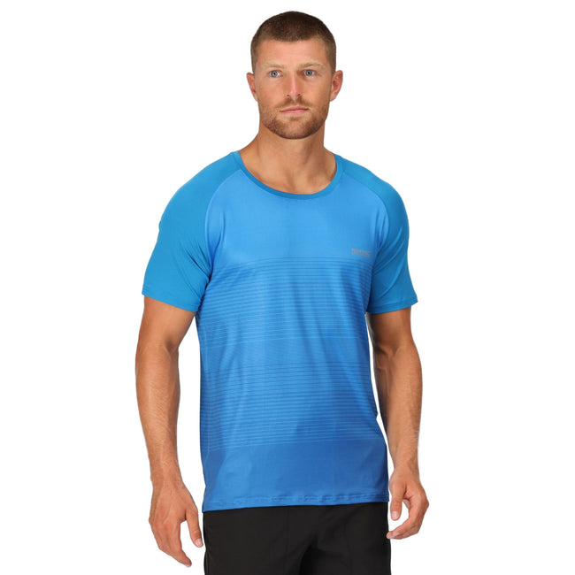 Indigo Blue - Pack Shot - Regatta Mens Pinmor Gradient T-Shirt