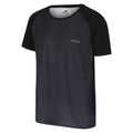 Black - Side - Regatta Mens Pinmor Gradient T-Shirt