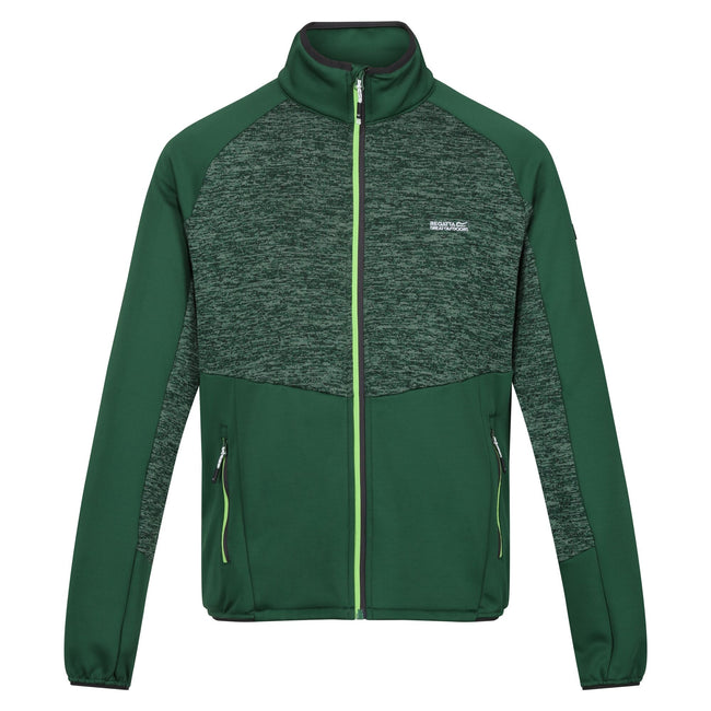 Eden-Jasmine Green - Front - Regatta Mens Coladane V Marl Full Zip Fleece Jacket