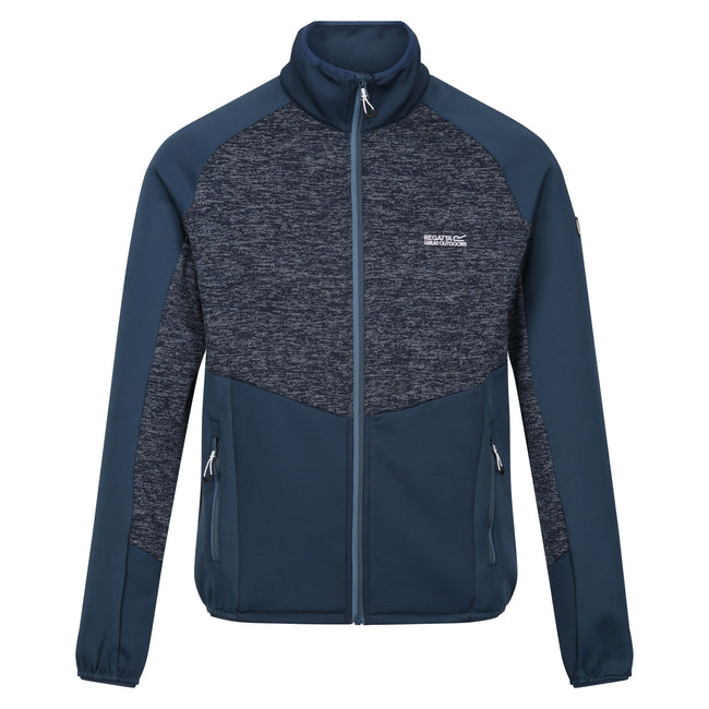 Blue Wing - Front - Regatta Mens Coladane V Marl Full Zip Fleece Jacket