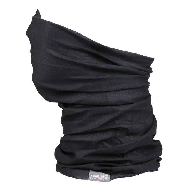 Black - Front - Regatta Childrens-Kids Multitube Stretch Neck Warmer