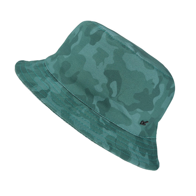 Sea Pine - Front - Regatta Childrens-Kids Crow Camo Bucket Hat