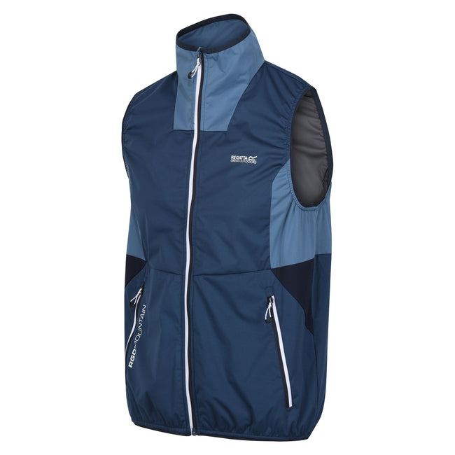 Blue Wing-Stellar Blue - Side - Regatta Mens Lankin V Softshell Vest