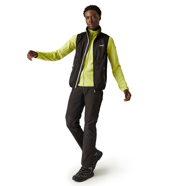 Black - Lifestyle - Regatta Mens Lankin V Softshell Vest