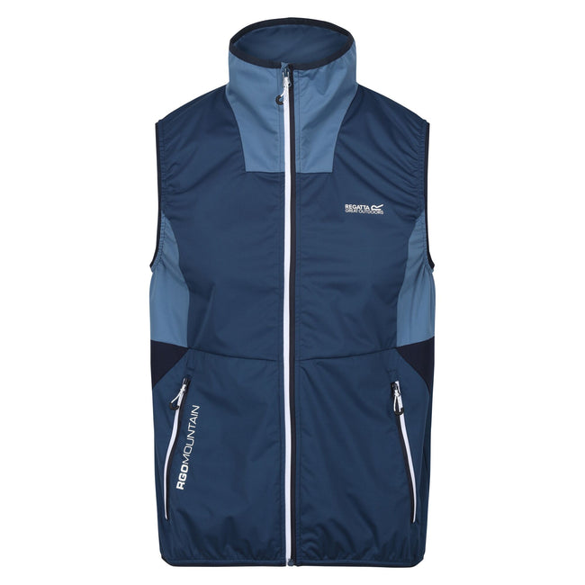 Blue Wing-Stellar Blue - Front - Regatta Mens Lankin V Softshell Vest