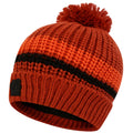 Rooibos Tea-Puffins Orange - Back - Dare 2B Mens Thinker II Striped Knitted Beanie