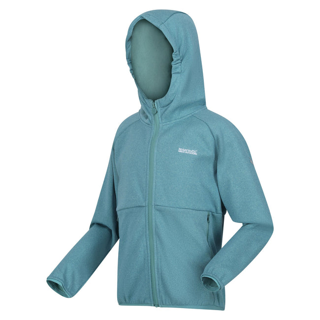 Bristol Blue - Side - Regatta Childrens-Kids Maxwell II Lightweight Fleece Jacket