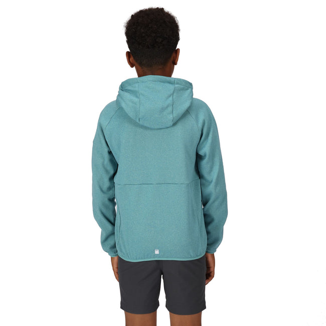 Bristol Blue - Close up - Regatta Childrens-Kids Maxwell II Lightweight Fleece Jacket