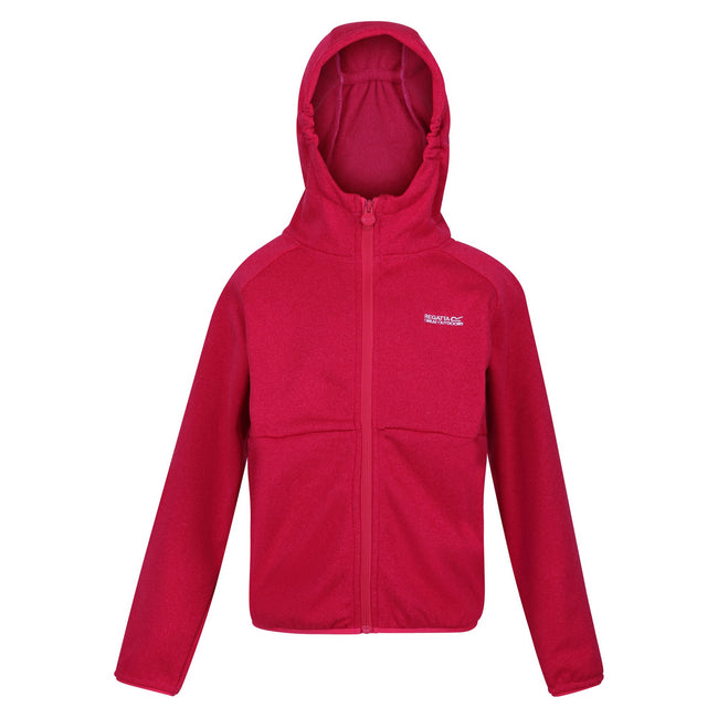 Pink Potion - Front - Regatta Childrens-Kids Maxwell II Lightweight Fleece Jacket