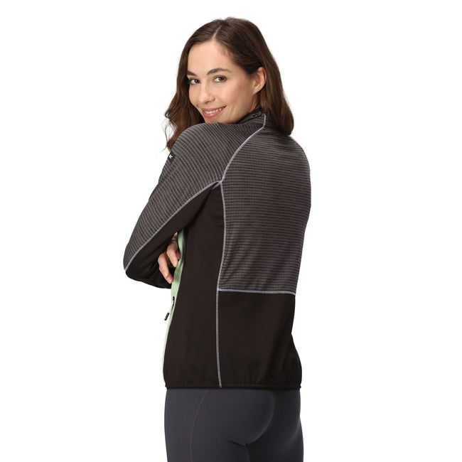 Seal Grey-Quiet Green - Pack Shot - Regatta Womens-Ladies Yare VIII Lightweight Jacket