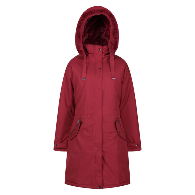 Cabernet - Front - Regatta Womens-Ladies Samaria Waterproof Jacket