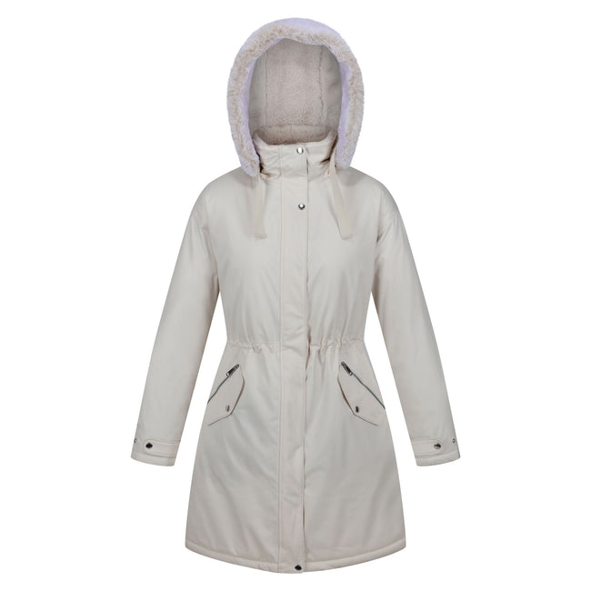 Light Vanilla - Front - Regatta Womens-Ladies Samaria Waterproof Jacket