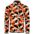 Puffins Orange - Front - Dare 2B Mens Affinity Geometric Fleece Top