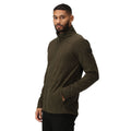 Dark Khaki - Side - Regatta Mens Edley Marl Full Zip Fleece Jacket
