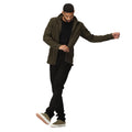 Dark Khaki - Pack Shot - Regatta Mens Edley Marl Full Zip Fleece Jacket