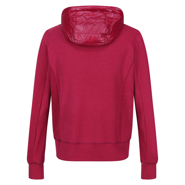 Rumba Red-Black - Back - Regatta Womens-Ladies Kelton Baffled Hybrid Jacket