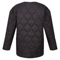 Black - Back - Regatta Womens-Ladies Harletta Baffled Padded Jacket