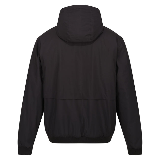 Black - Back - Regatta Mens Renly Hooded Waterproof Jacket