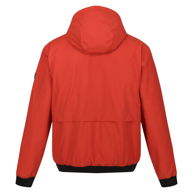 Burnt Henna - Back - Regatta Mens Renly Hooded Waterproof Jacket