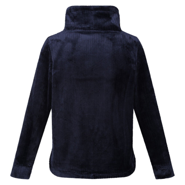 Navy - Back - Regatta Womens-Ladies Bardou Fluffy Sweater