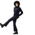 Navy - Pack Shot - Regatta Womens-Ladies Bardou Fluffy Sweater