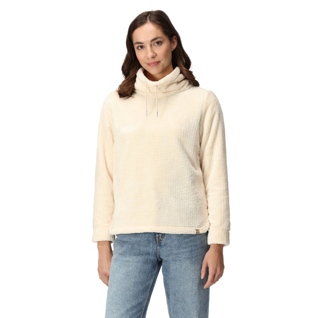 Light Vanilla - Side - Regatta Womens-Ladies Bardou Fluffy Sweater