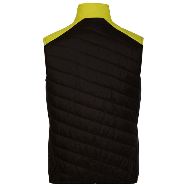 Neon Spring-Black - Back - Dare 2B Mens Touring Quilted Lightweight Vest