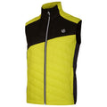 Neon Spring-Black - Side - Dare 2B Mens Touring Quilted Lightweight Vest