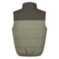 Four Leaf Clover-Dark Khaki - Back - Regatta Mens Hawfinch Baffled Vest
