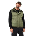 Four Leaf Clover-Dark Khaki - Side - Regatta Mens Hawfinch Baffled Vest