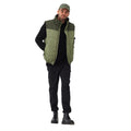 Four Leaf Clover-Dark Khaki - Pack Shot - Regatta Mens Hawfinch Baffled Vest